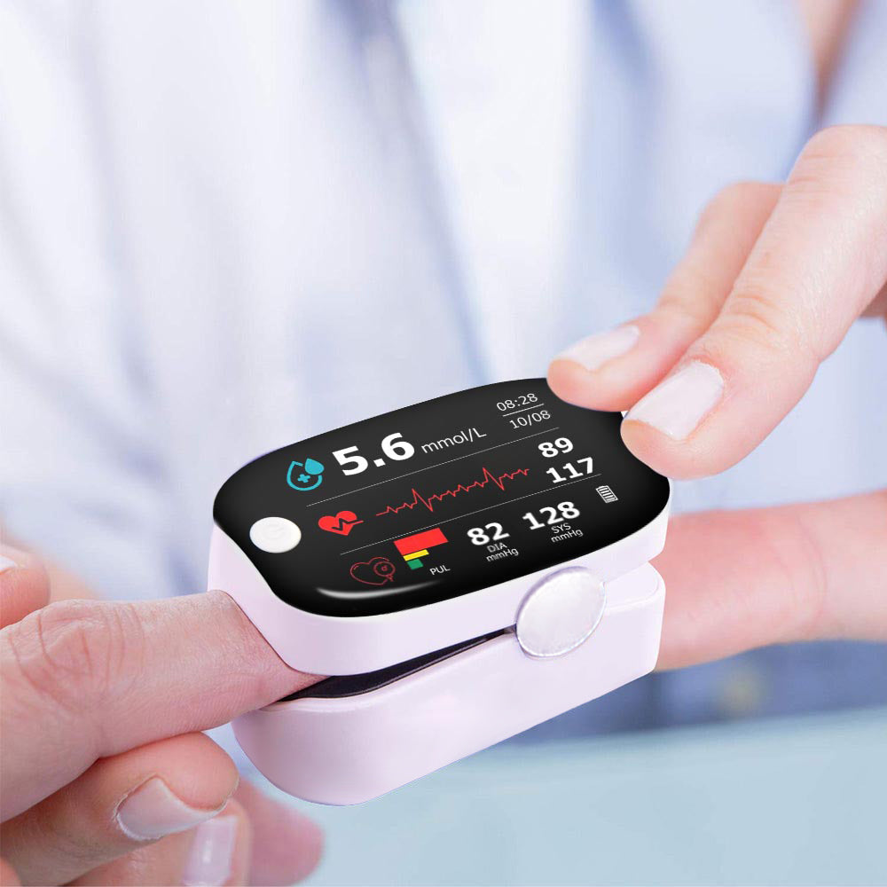 【公式ストア】HERMSA™ 精密多機能非侵襲医療機器（血糖値、血中酸素飽和度、血圧測定対応）【精度99.9％】🔥